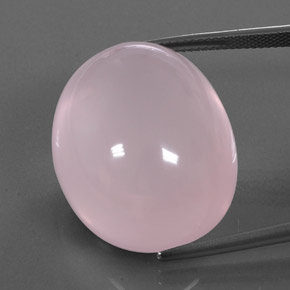 Quarzo rosa naturale rosa da 57,78 ct, trasparente, trasparente/traslucido