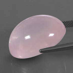 Quarzo rosa naturale rosa da 57,78 ct, trasparente, trasparente/traslucido
