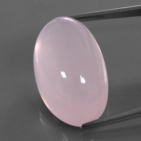 Quarzo rosa naturale rosa da 45,32 ct, trasparente, trasparente/traslucido