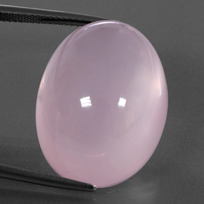 Quarzo rosa naturale rosa da 45,80 ct, trasparente, trasparente/traslucido