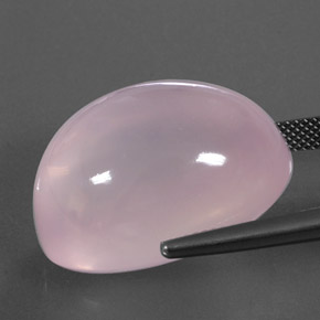 Quarzo rosa naturale rosa da 45,80 ct, trasparente, trasparente/traslucido