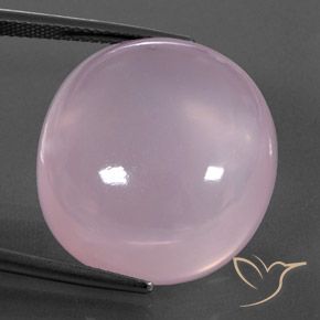 39.41ct Naturale Rosa chiaro Quarzo rosa, Ovale, Trasparente/Traslucido