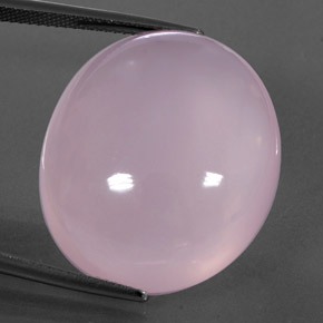Quarzo rosa naturale rosa da 44,72 ct, trasparente, trasparente/traslucido