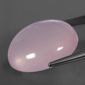 Quarzo rosa naturale rosa da 44,72 ct, trasparente, trasparente/traslucido