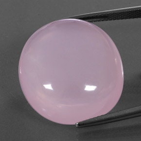 Quarzo rosa naturale rosa da 37,53 ct, trasparente, trasparente/traslucido
