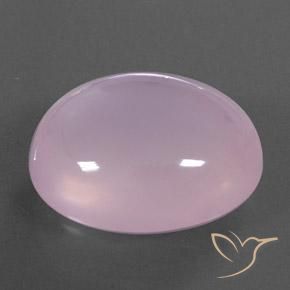 Quarzo rosa Rosa chiaro naturale da 41.98 ct, Ovale, Trasparente/Traslucido