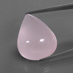 Quarzo rosa Rosa chiaro naturale da 43.06 ct, Trasparente, Trasparente/Traslucido