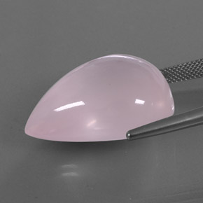 Quarzo rosa Rosa chiaro naturale da 43.06 ct, Trasparente, Trasparente/Traslucido