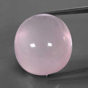 Quarzo rosa naturale rosa da 53,42 ct, trasparente, trasparente/traslucido