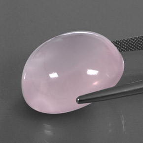 Quarzo rosa naturale rosa da 53,42 ct, trasparente, trasparente/traslucido