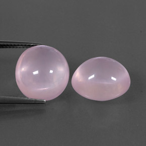 Quarzo rosa naturale rosa da 21,50 ct, trasparente, trasparente/traslucido
