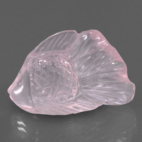 Quarzo rosa naturale rosa da 22,25 ct, trasparente, trasparente/traslucido