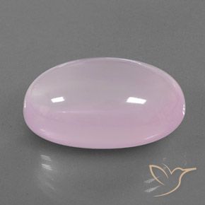 Quarzo rosa Rosa chiaro naturale da 36.69 ct, Ovale, Trasparente/Traslucido
