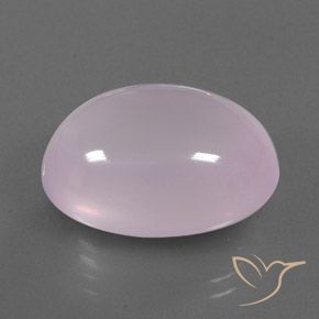 Quarzo rosa Rosa chiaro naturale da 29.55 ct, Ovale, Trasparente/Traslucido