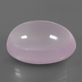 Quarzo rosa Rosa gomma da masticare naturale da 39.48 ct, Trasparente, Trasparente/Traslucido