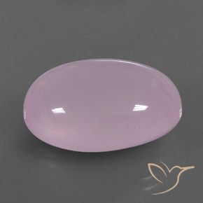 Quarzo rosa Rosa gomma da masticare naturale da 28.95 ct, Ovale, Trasparente/Traslucido