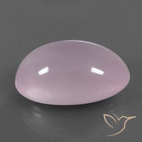 Quarzo rosa Rosa gomma da masticare naturale da 36.36 ct, Ovale, Trasparente/Traslucido