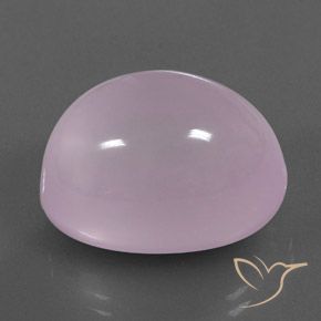 Quarzo rosa Rosa gomma da masticare naturale da 37.09 ct, Ovale, Trasparente/Traslucido