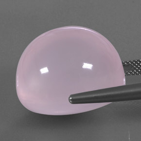 Quarzo rosa naturale rosa da 47,99 ct, trasparente, trasparente/traslucido