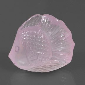 Quarzo rosa naturale rosa da 31,53 ct, trasparente, trasparente/traslucido