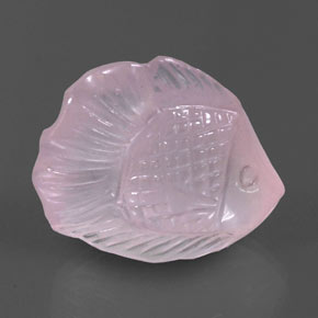 Quarzo rosa naturale rosa da 31,53 ct, trasparente, trasparente/traslucido
