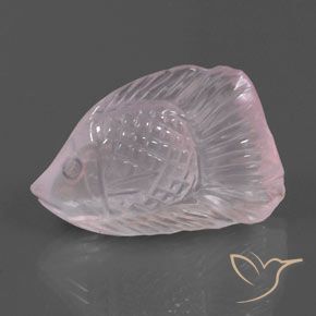 Quarzo rosa Rosa chiaro naturale da 21.66 ct, Trasparente, Trasparente/Traslucido