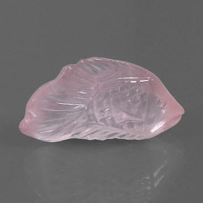 Quarzo rosa naturale rosa da 8,48 ct, trasparente, trasparente/traslucido