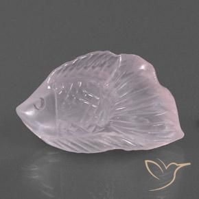 Quarzo rosa Rosa molto chiaro naturale da 20.42 ct, Taglio a fantasia, Trasparente/Traslucido