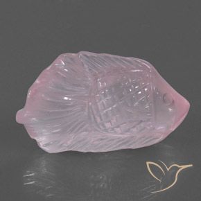 Quarzo rosa naturale rosa da 23,71 ct, trasparente, trasparente/traslucido