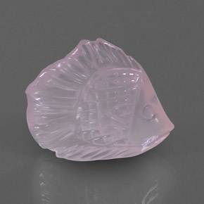 Quarzo rosa naturale rosa da 13,17 ct, trasparente, trasparente/traslucido