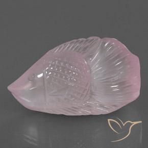 Quarzo rosa Rosa chiaro naturale da 65.48 ct, Taglio a fantasia, Trasparente/Traslucido