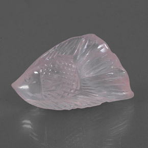 Quarzo rosa naturale rosa da 39,00 ct, trasparente, trasparente/traslucido