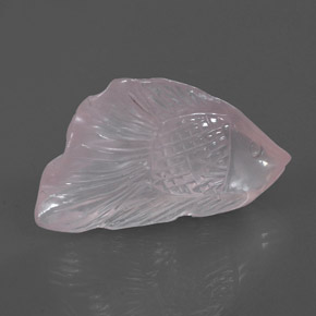 Quarzo rosa naturale rosa da 39,00 ct, trasparente, trasparente/traslucido
