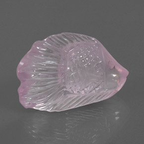 Quarzo rosa naturale rosa da 30,01 ct, trasparente, trasparente/traslucido