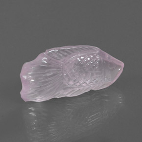 Quarzo rosa naturale rosa da 15,57 ct, trasparente, trasparente/traslucido