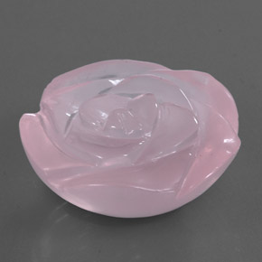 Quarzo rosa naturale rosa da 40,85 ct, trasparente, trasparente/traslucido