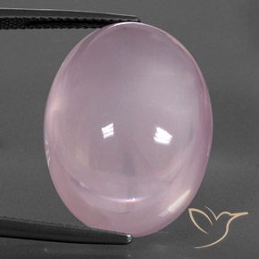 28.75ct Naturale Rosa chiaro Quarzo rosa, Ovale, Trasparente/Traslucido