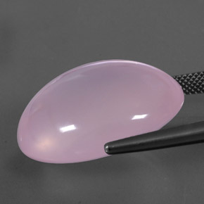 Quarzo rosa naturale rosa da 39,07 ct, trasparente, trasparente/traslucido