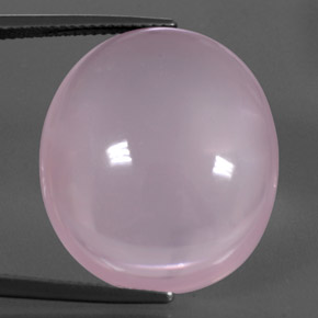 Quarzo rosa naturale rosa da 33,28 ct, trasparente, trasparente/traslucido