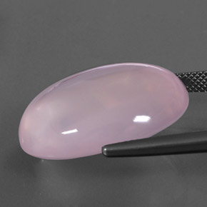 Quarzo rosa naturale rosa da 33,28 ct, trasparente, trasparente/traslucido