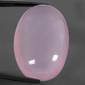 Quarzo rosa Rosa Ciliegia Chiaro naturale da 31.88 ct, Trasparente, Trasparente/Traslucido