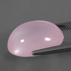 Quarzo rosa naturale rosa da 22,77 ct, trasparente, trasparente/traslucido