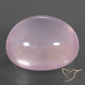 Quarzo rosa Rosa chiaro naturale da 29.85 ct, Ovale, Trasparente/Traslucido