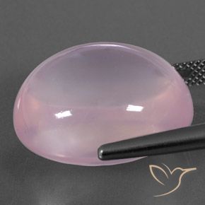 Quarzo rosa Rosa chiaro naturale da 29.85 ct, Ovale, Trasparente/Traslucido
