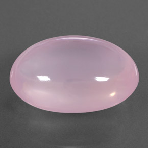 Quarzo rosa naturale rosa da 24,40 ct, trasparente, trasparente/traslucido