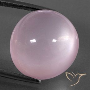 24.80ct Naturale Rosa chiaro Quarzo rosa, Ovale, Trasparente/Traslucido