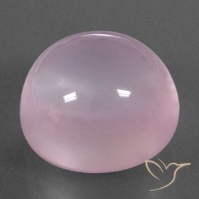 Quarzo rosa Rosa chiaro naturale da 24.80 ct, Ovale, Trasparente/Traslucido