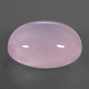 Quarzo rosa Rosa gomma da masticare naturale da 26.23 ct, Trasparente, Trasparente/Traslucido