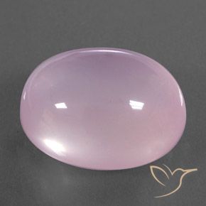 Quarzo rosa Rosa chiaro naturale da 23.63 ct, Ovale, Trasparente/Traslucido