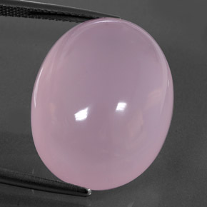 Quarzo rosa naturale rosa da 29,54 ct, trasparente, trasparente/traslucido